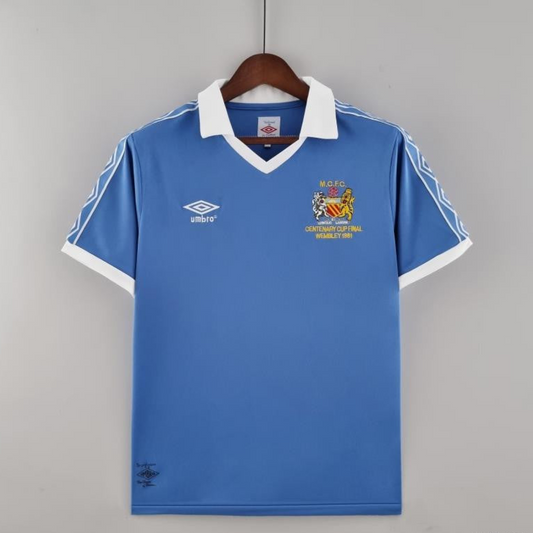 Retro Manchester City 81/82 Home Soccer Jersey