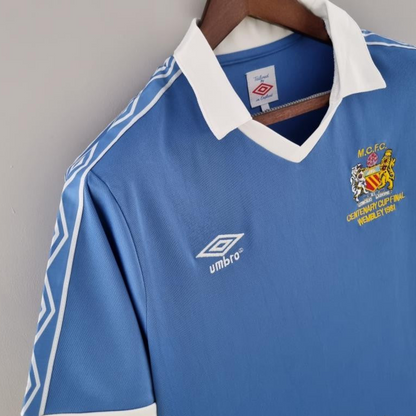 Retro Manchester City 81/82 Home Soccer Jersey