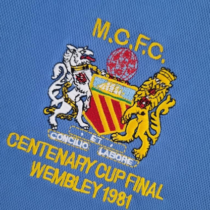 Retro Manchester City 81/82 Home Soccer Jersey