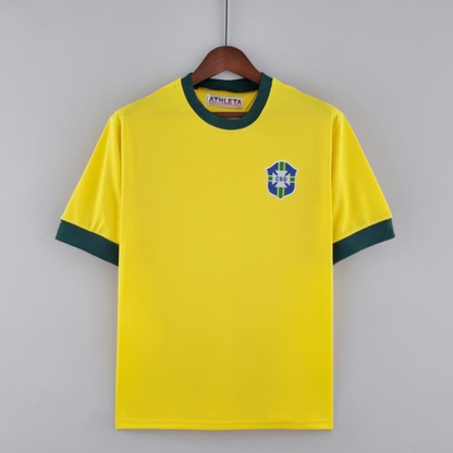 Retro Brazil 1970 Home Soccer Jersey