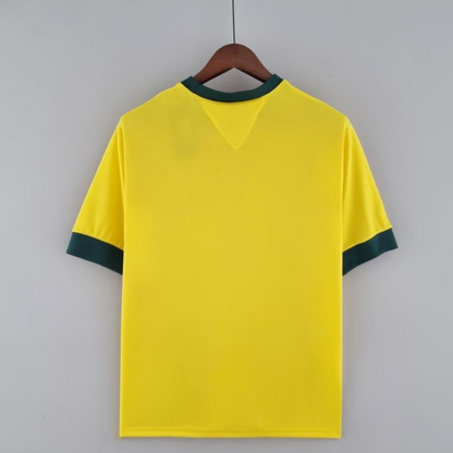 Retro Brazil 1970 Home Soccer Jersey
