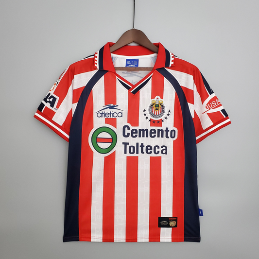 Retro 99/00 Chivas Guadalajara Home Soccer Jersey