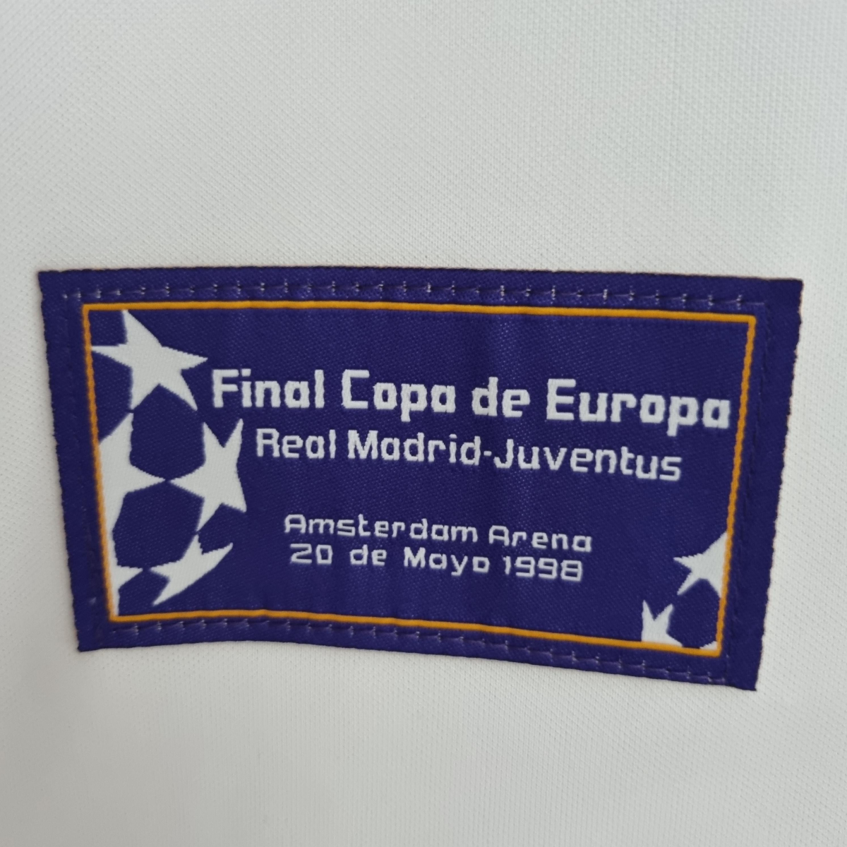 Retro 97-98 Real Madrid Champions League 7 Champions Commemorative Edition Soccer Jersey