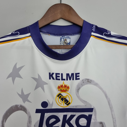 Retro 97-98 Real Madrid Champions League 7 Champions Commemorative Edition Soccer Jersey