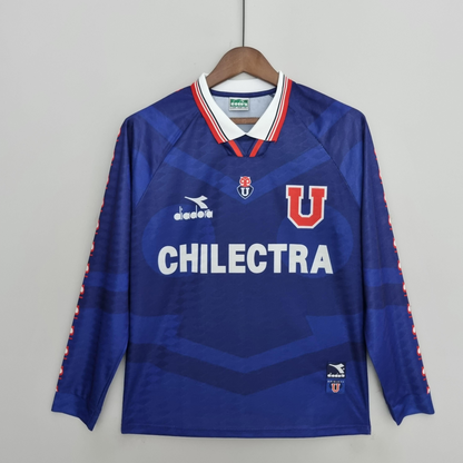 Retro Long Sleeve Universidad de Chile1996 Home Soccer Jersey