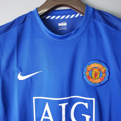 Retro 08/09 Manchester United Third short sleeve Soccer Jersey