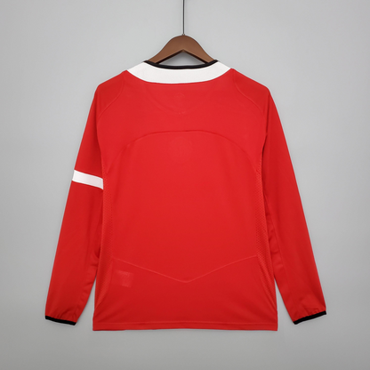 Retro Manchester United long sleeve 04/06 home Soccer Jersey