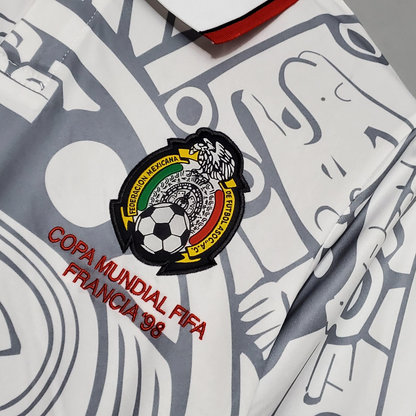 Retro 1998 Mexico away Soccer Jersey