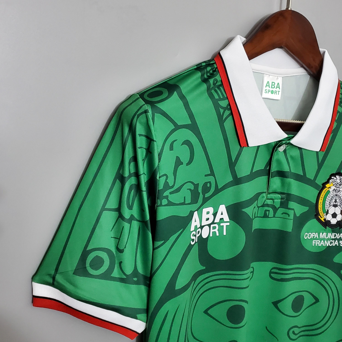Retro 1998 Mexico home Soccer Jersey