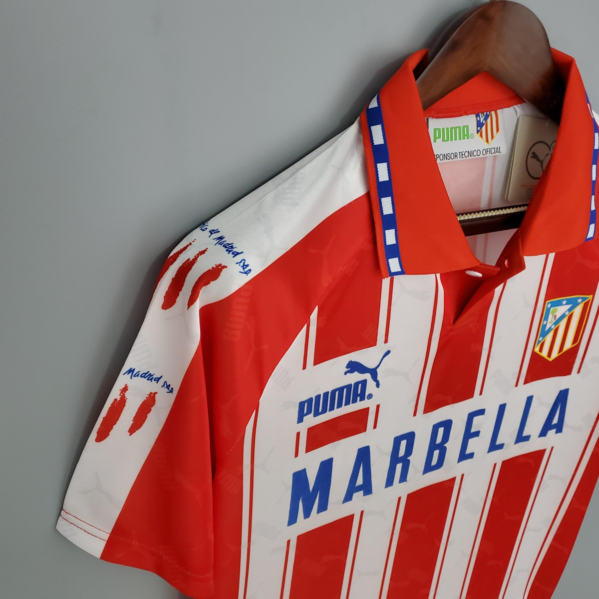 Retro Atletico Madrid 94/95 home Soccer Jersey