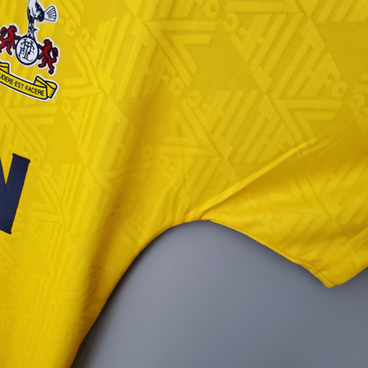 Retro Tottenham 92/94 Away Yellow Soccer Jersey