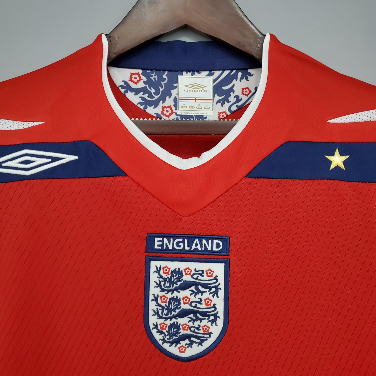 Retro England 08/10 away Soccer Jersey