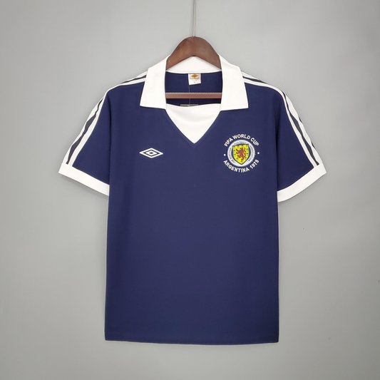 Retro 1978 Scotland Home Soccer Jersey