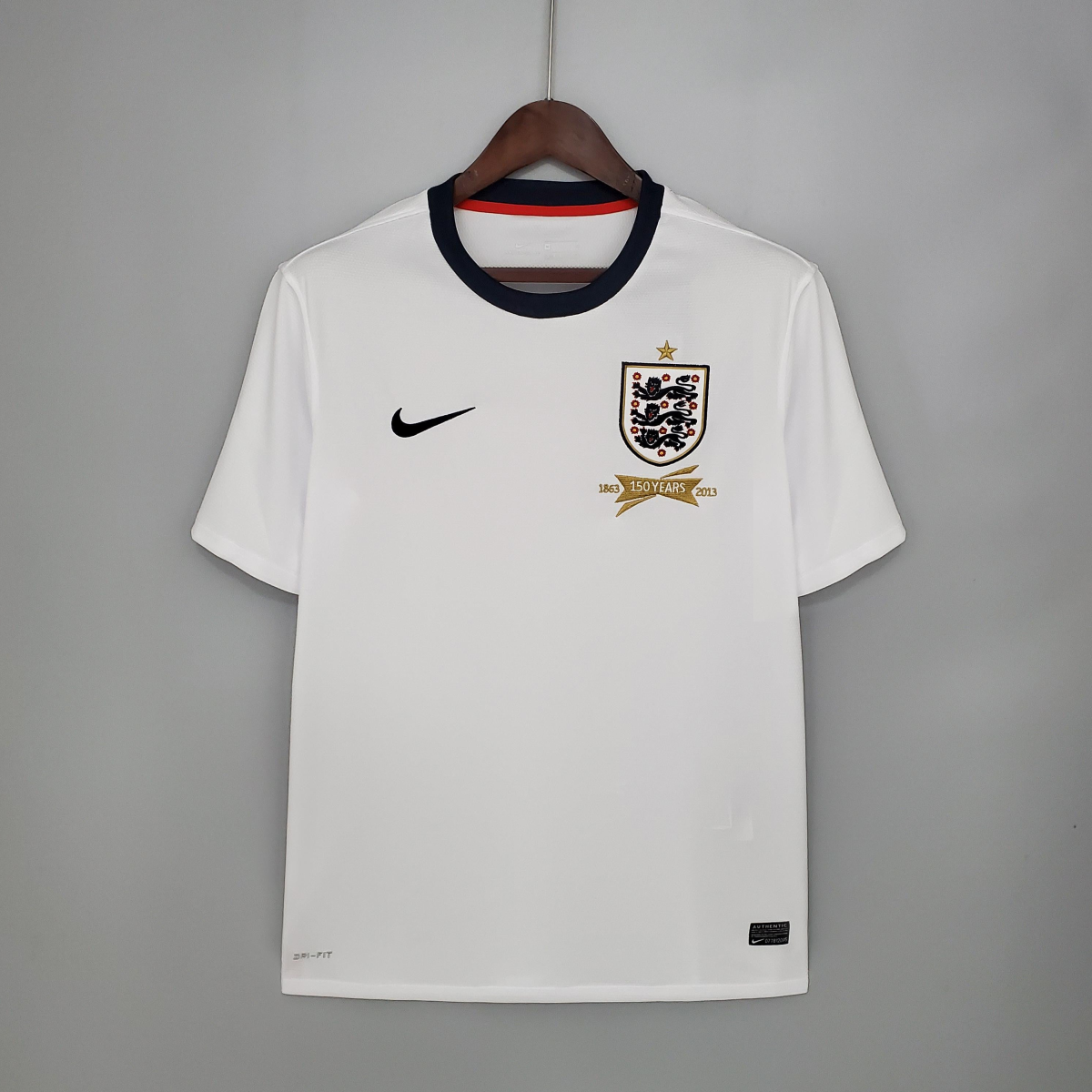 Retro 2013 England home Soccer Jersey