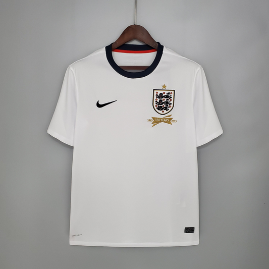 Retro 2013 England home Soccer Jersey