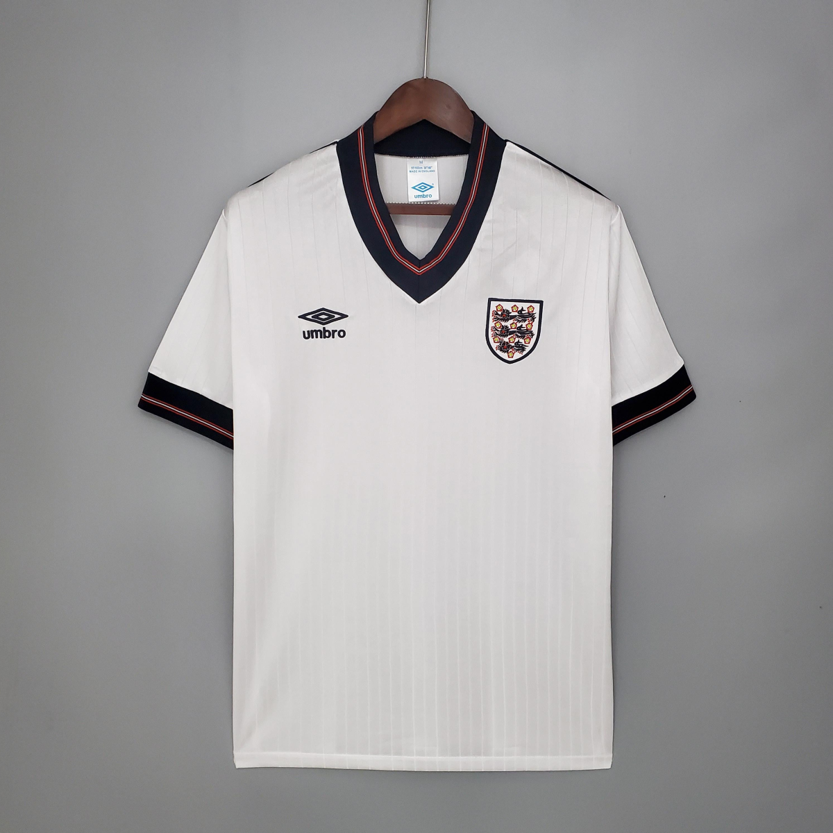 Retro 84/87 England home Soccer Jersey