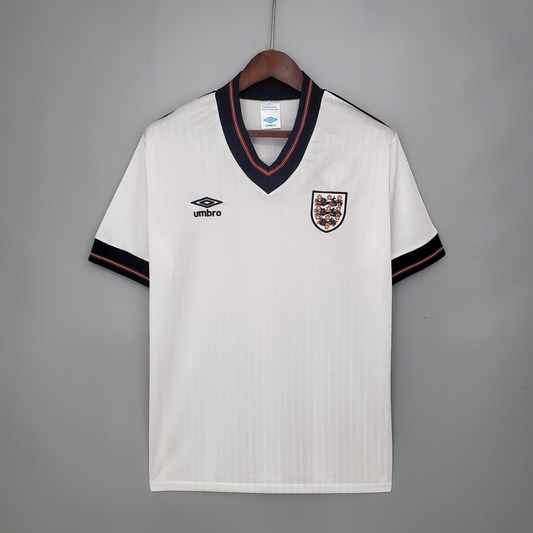 Retro 84/87 England home Soccer Jersey