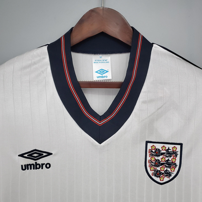 Retro 84/87 England home Soccer Jersey