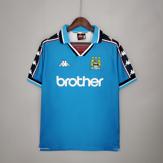 Retro Manchester City 97/99 home Soccer Jersey