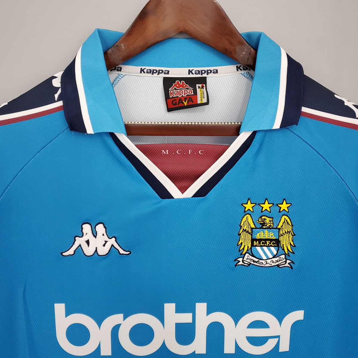 Retro Manchester City 97/99 home Soccer Jersey