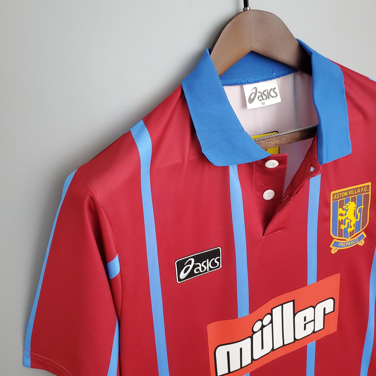 Retro 93/95 Aston Villa home Soccer Jersey