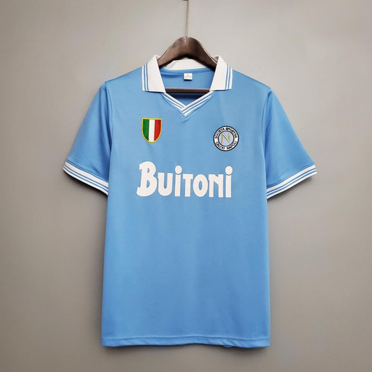 Retro Napoli 86/87 home Soccer Jersey
