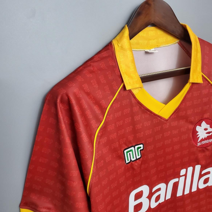 Retro Roma 90/91 home Soccer Jersey