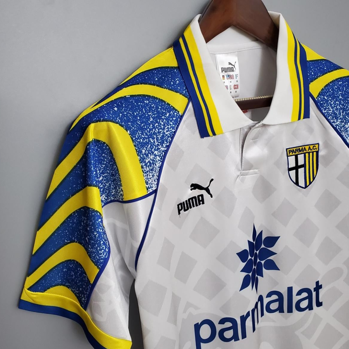 Retro Parma 95/97 White Soccer Jersey