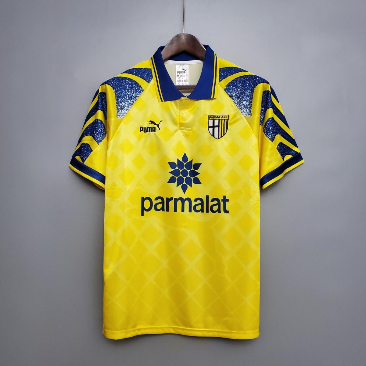 Retro Parma 95/97 Yellow Soccer Jersey