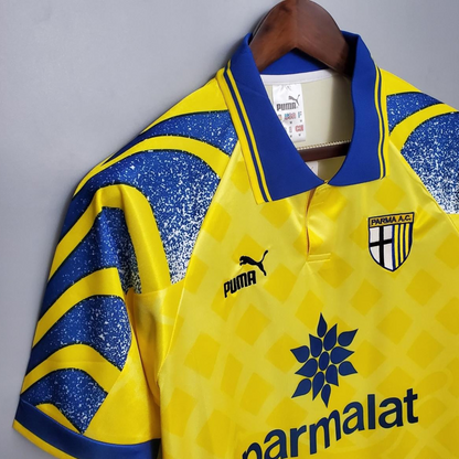 Retro Parma 95/97 Yellow Soccer Jersey