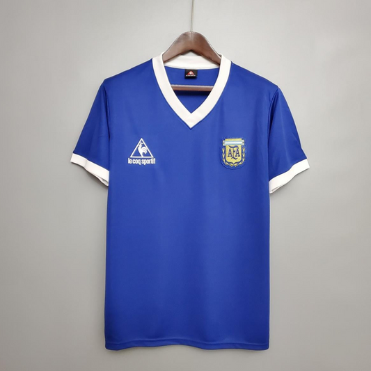 Retro Argentina 1986 away Soccer Jersey