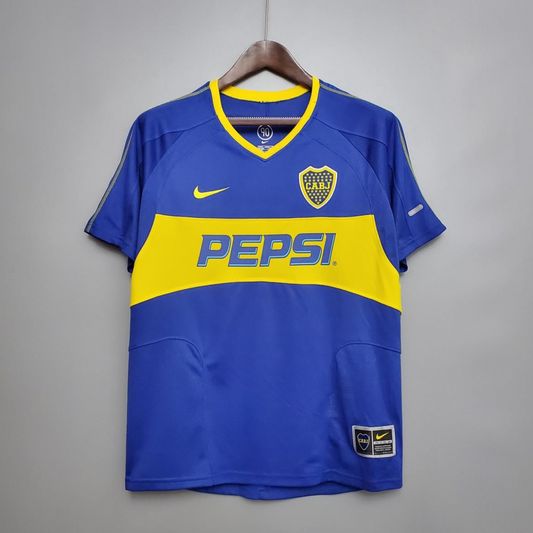 Retro Boca Juniors 03/04 home Soccer Jersey