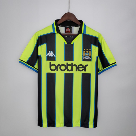 Retro Manchester City 98/99 away Soccer Jersey