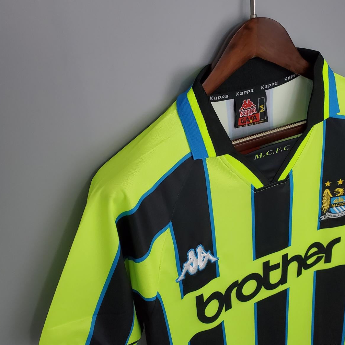 Retro Manchester City 98/99 away Soccer Jersey