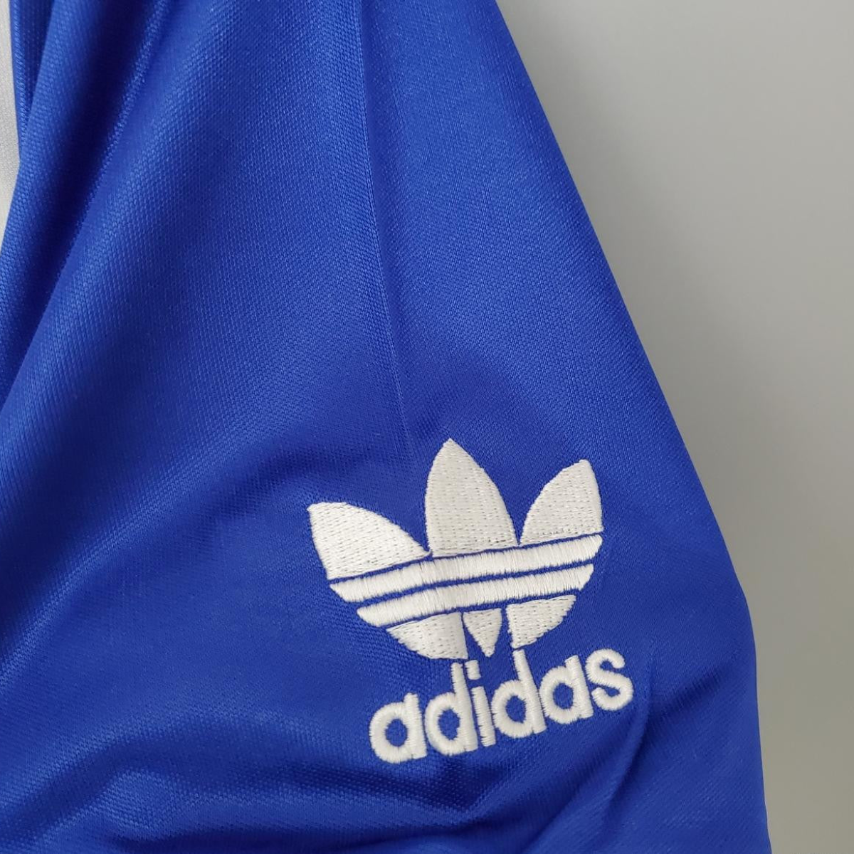Retro Manchester United 85/86 away blue Soccer Jersey