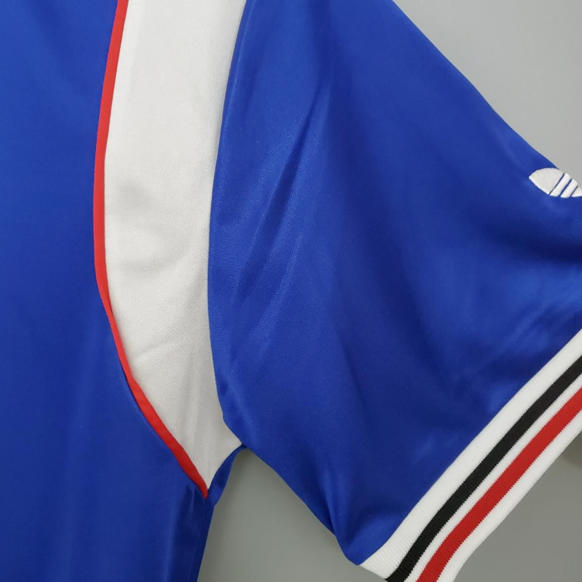 Retro Manchester United 85/86 away blue Soccer Jersey
