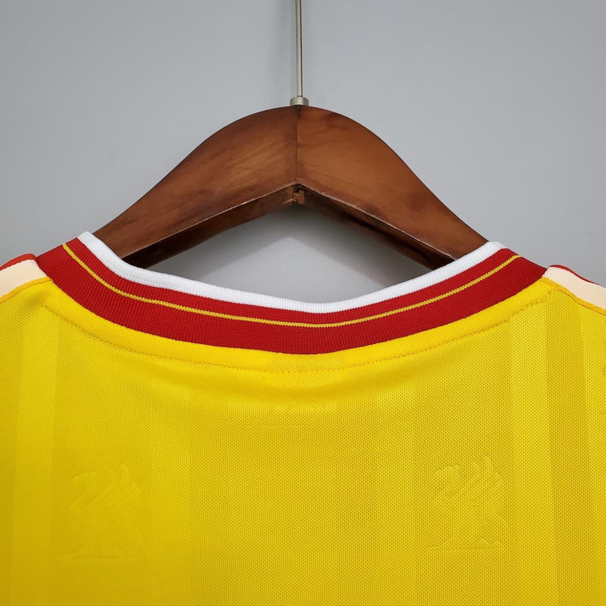 Retro 85/86 Liverpool away yellow Soccer Jersey
