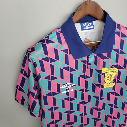 Retro Scotland 1988/89 away Soccer Jersey