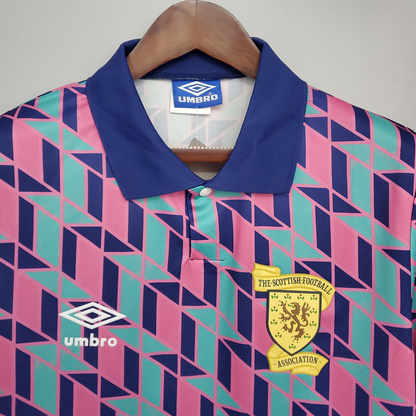 Retro Scotland 1988/89 away Soccer Jersey