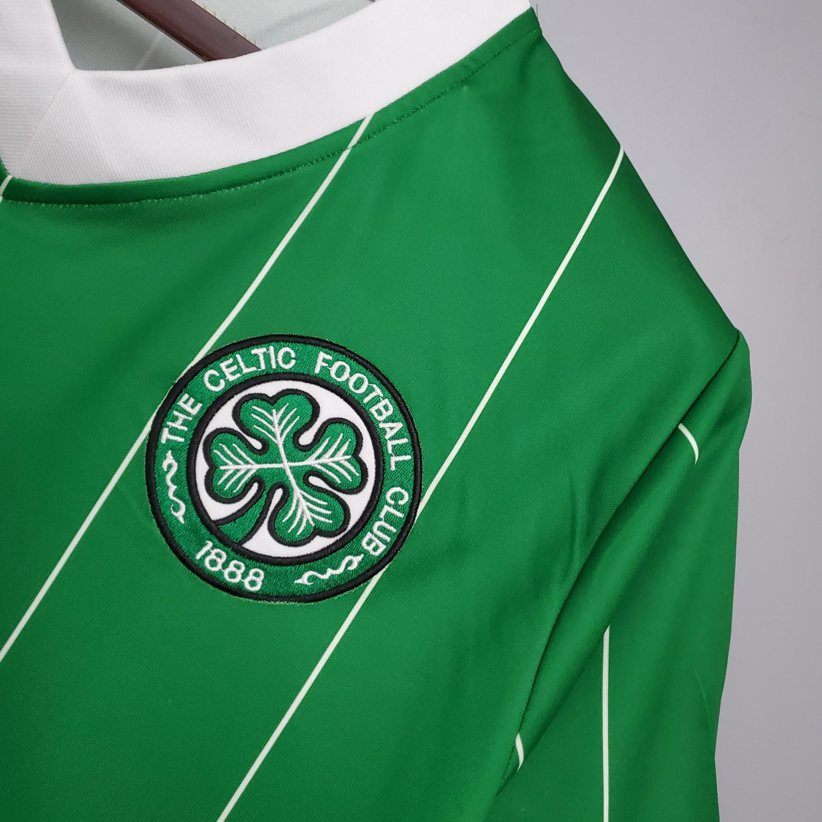 Retro 84/86 Celtic home Soccer Jersey