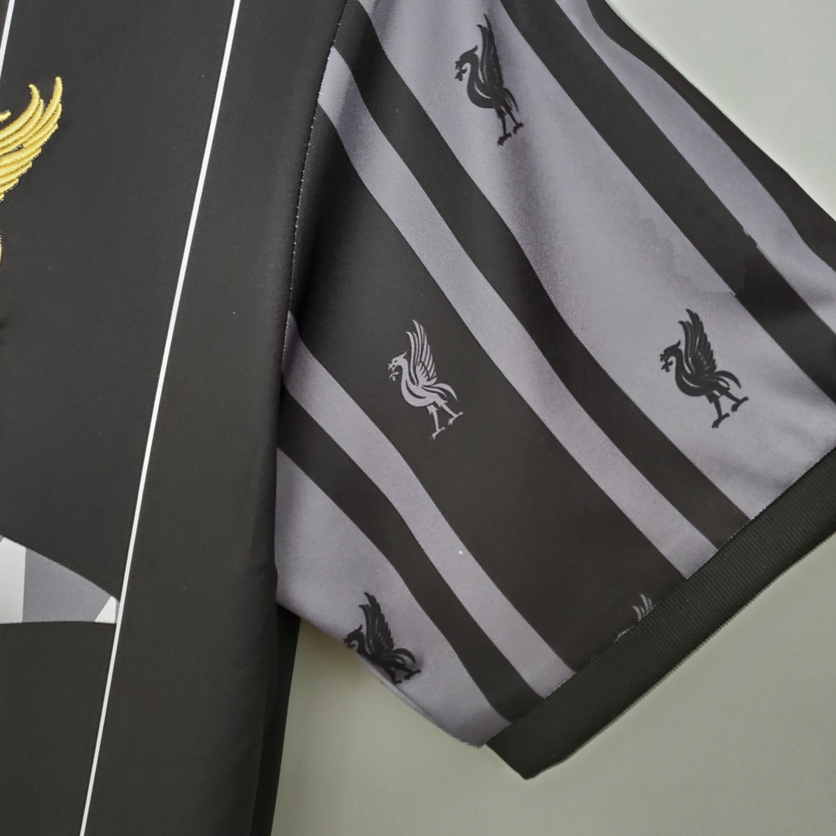 Retro Liverpool Champion Special Edition Black Soccer Jersey