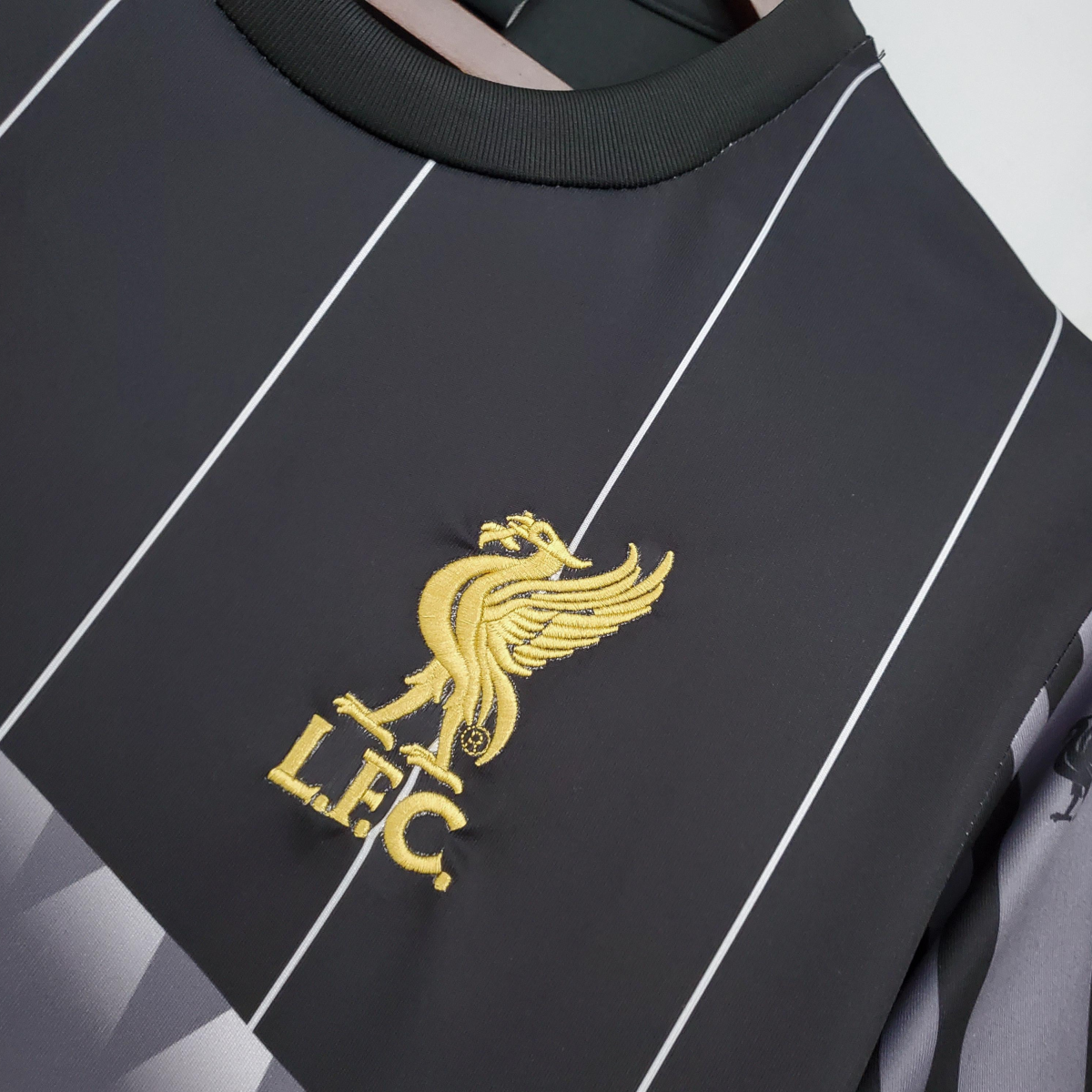 Retro Liverpool Champion Special Edition Black Soccer Jersey