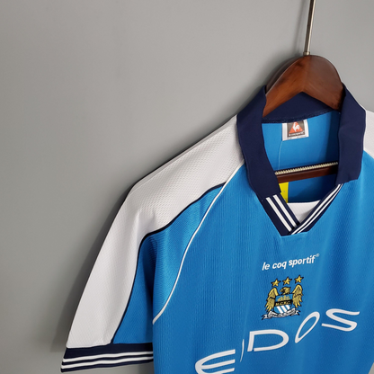 Retro Manchester City 99/01 home Soccer Jersey