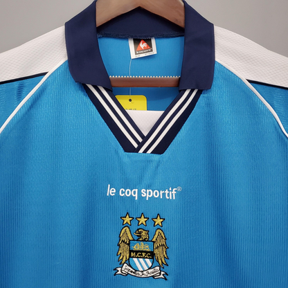 Retro Manchester City 99/01 home Soccer Jersey