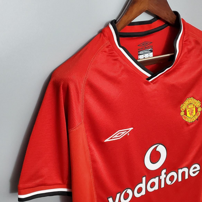 Retro 00/01 Manchester United home Soccer Jersey