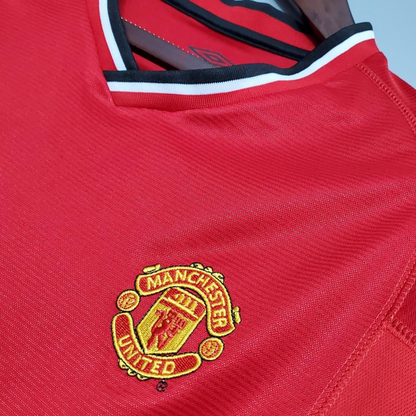 Retro 00/01 Manchester United home Soccer Jersey