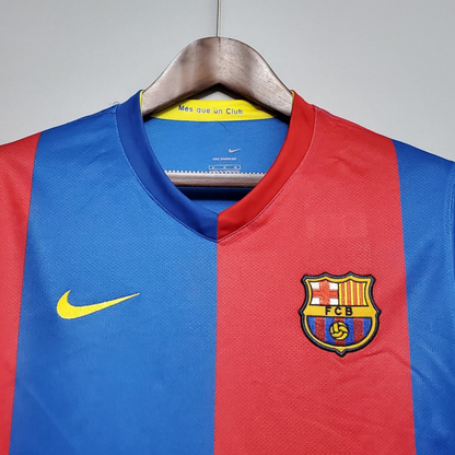 Retro Barcelona 06/07 Long sleeve home Soccer Jersey