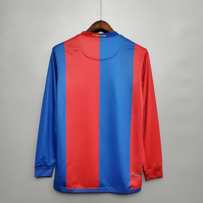 Retro Barcelona 06/07 Long sleeve home Soccer Jersey