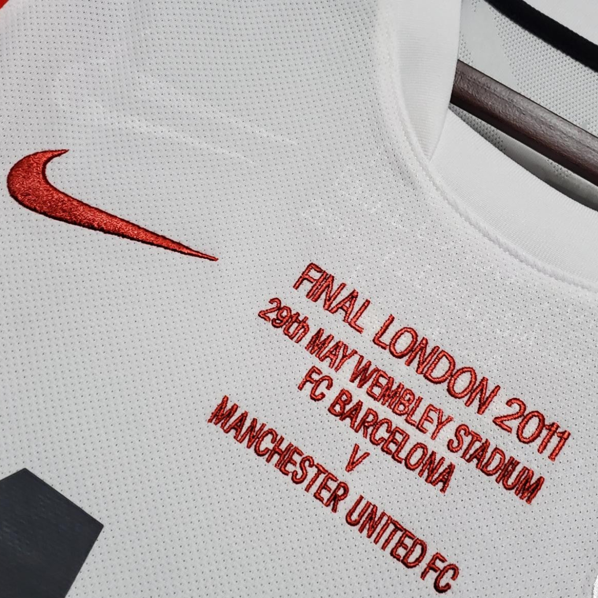Retro 10/11 Manchester United in the Champions League version away Soccer Jersey