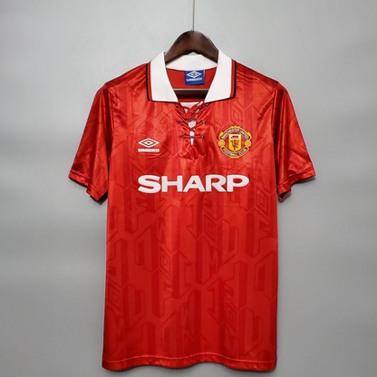 Retro 92/94 Manchester United home Soccer Jersey